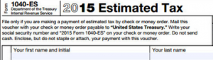 Estimated Tax Payments